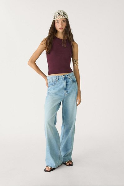 Stradivarius Basic racerback top