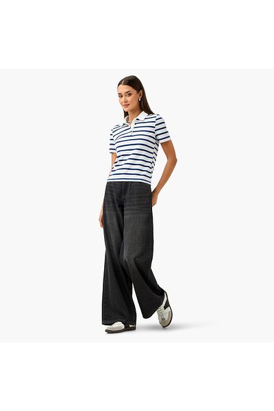 Lee Cooper Rib Polo Tee