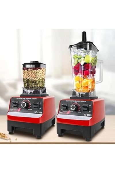Generic Blender Juicer Smoothie Maker - Heavy Duty Mixer Grinder Stainless Steel Blades - 2.5L Jar, 4500w, I