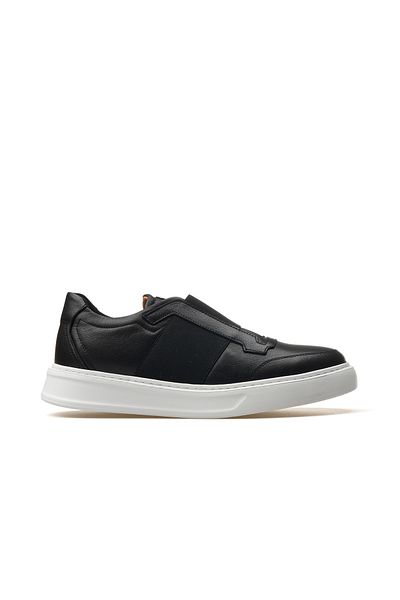 YAŞAR KAŞLI Men's genuine leather senaker daily shoes 25y ykm-250661 m black