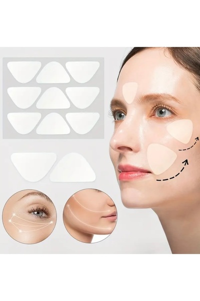 sulyra Yeniden Kullanılabilir Yüz Germe Kırışıklık Önleyici Kolajen Bant 9’lu