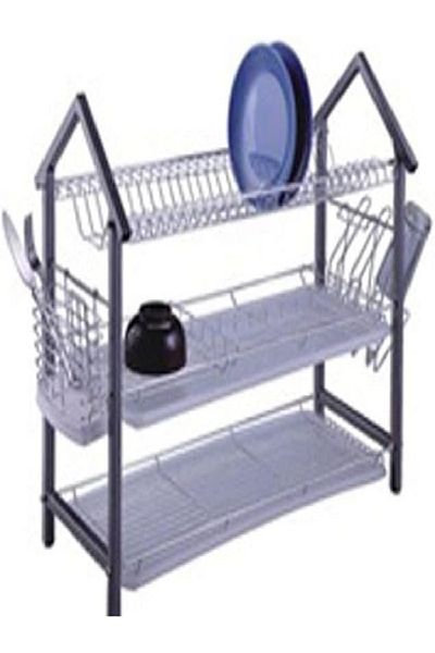 LTR 3-Tier Dish Rack 47.5 cm – Compact & Space-Saving Design