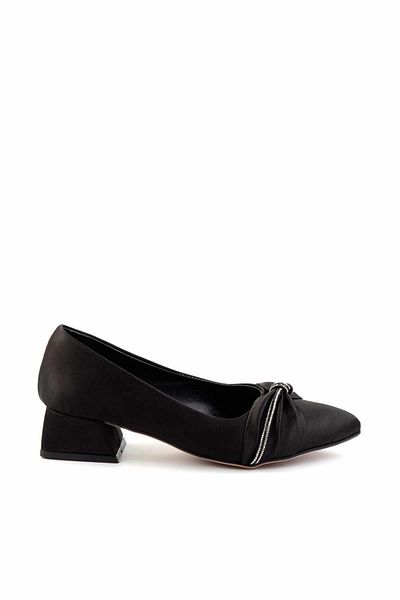 Bambi Pantofi clasici cu toc pentru femei negru mat K 01039100238