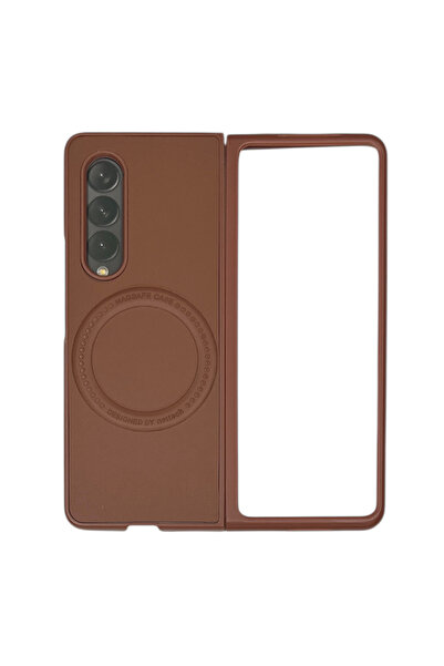Nettech Samsung Galaxy Z Fold 3 Uyumlu Darbe Önleyici iç Yüzeyi Çizmez Magsaf...