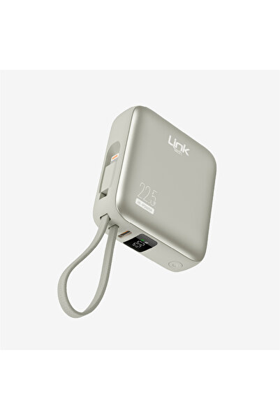 Linktech PD22 Hızlı Şarj 22.5W Dahili Kablolu 10.000 mAh Powerbank