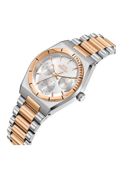 Slazenger Slazenger Women's Multifunction Silver Dial Watch - SL.9.2467.4.04
