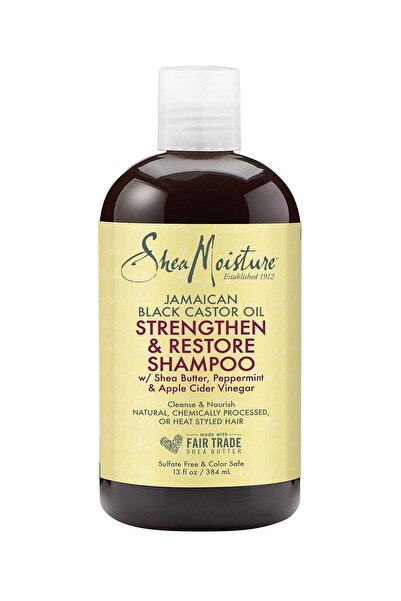 SHEA MOISTER شامبو شيا مويستشر بزيت الخروع الأسود الجامايكي لتقوية واستعادة الشعر للجنسين