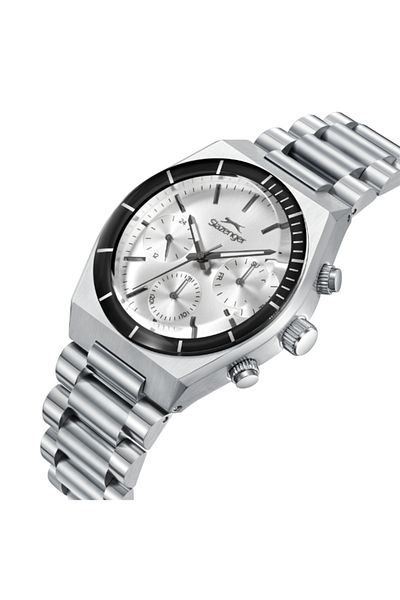 Slazenger Slazenger Men's Multifunction Silver Dial Watch - SL.9.2484.2.01