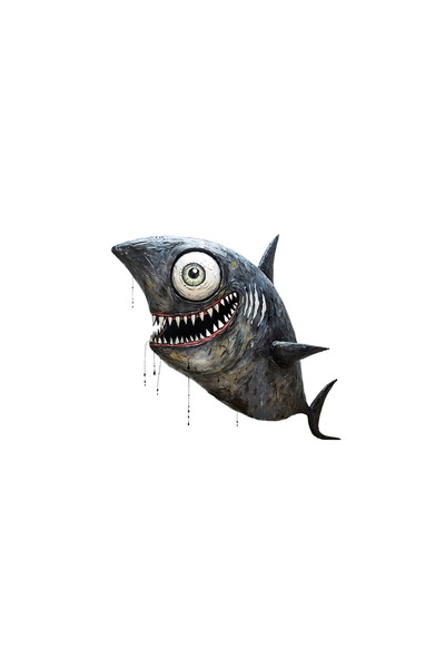 INOVATIX Set de 8 autocolante de Halloween cu peștișori, INOVATIX®. 6 cm