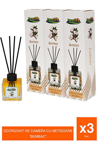 PureLife Set 3x Odorizant PureLife – Bumbac – 120 ml