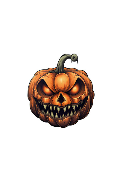 INOVATIX Set de 8 autocolante de Halloween cu dovleac și dinți de vampir, INO...