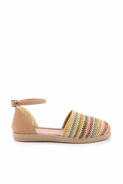 Bambi Mustard Multicolor Women's Espadrille K 01823251528