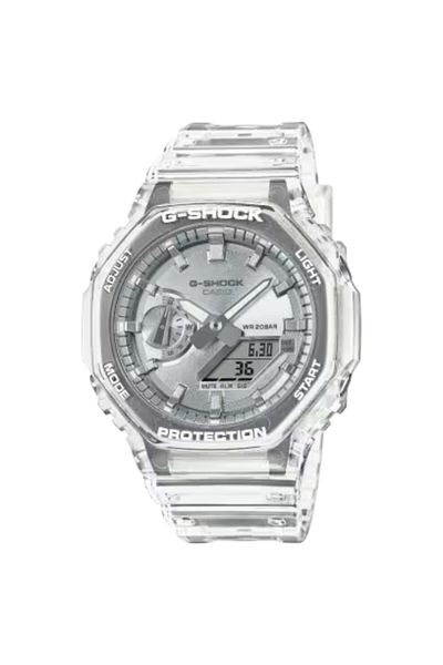 G-SHOCK Men's Analog-Digital Silver Dial Watch - GA-2100BM-7A8DR