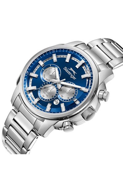 Slazenger Slazenger Men's Multifunction Dark Blue/Silver Dial Watch - SL.9.2479.2.02