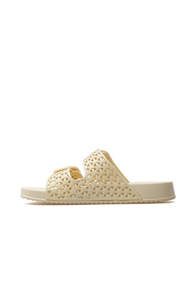 IGOR Habana Fersh Γυναικείες παντόφλες με λεπτομέρεια με αγκράφα για πισίνα-παραλία-καθημερινή χρήση 25 ετών S10344 Ivory