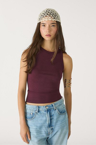 Stradivarius Basic racerback top