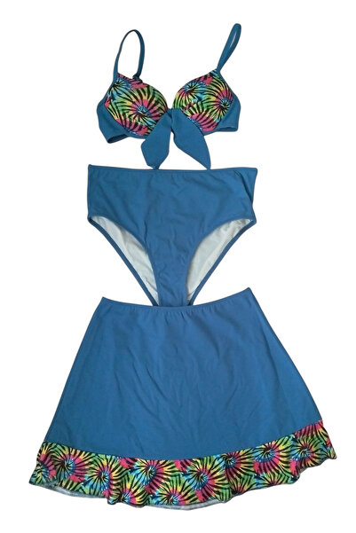 IŞILMAY ETEKLİ BİKİNİ TAKIMI