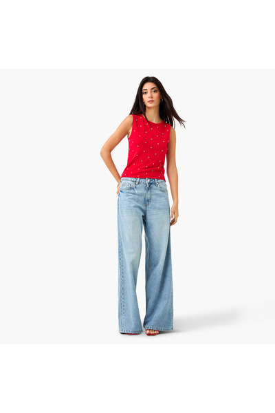 Iconic Crystal Knit Top