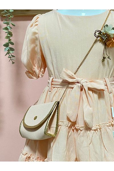 Cherrys Bebek Broderie Wrap Dress with Skirt