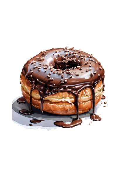 INOVATIX Set de 8 piese, Autocolant gogoașă cu ciocolată și bomboane, INOVATI...