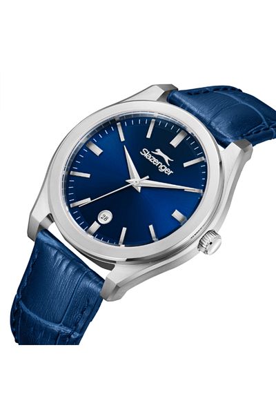 Slazenger Slazenger Men's Date Dark Blue Dial Watch - SL.9.2486.1.02