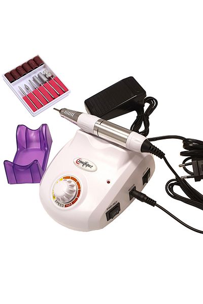 zenifique Professional Nail File, Zenifique® Brand, Electric False Nail File 35000 Rpm, White