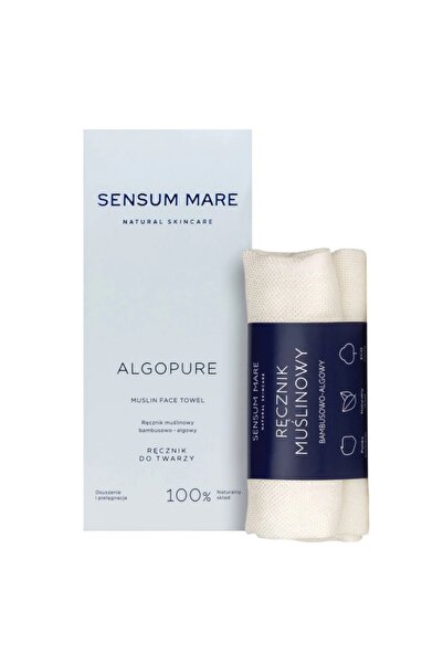 SENSUM MARE Prosop de față ALGOPURE din muselină 1 buc. - Prosop din muselină...