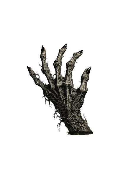 INOVATIX Set de 8 piese, autocolant mână zombie Halloween, INOVATIX®. 6 cm