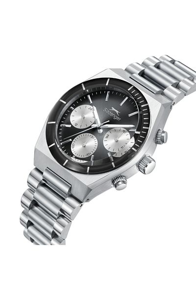 Slazenger Slazenger Men's Multifunction Black Dial Watch - SL.9.2484.2.04
