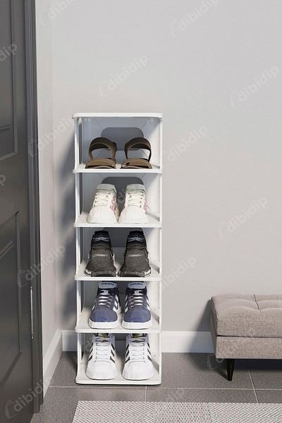 CMT 👟 5 Storey White Shoe Rack