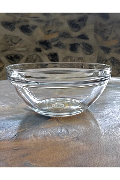 Paşabahçe Large Glass Storage Pot Glass Mixing Pot Lid 2.5Lt