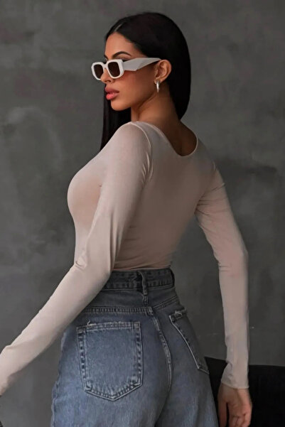 Yefrastore Women's Cream Princess Collar Blouse