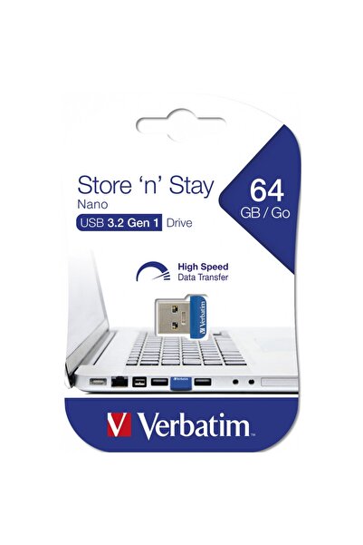Verbatim Memorie USB Verbatim Store 'n' Stay Nano USB 3.0 64GB
