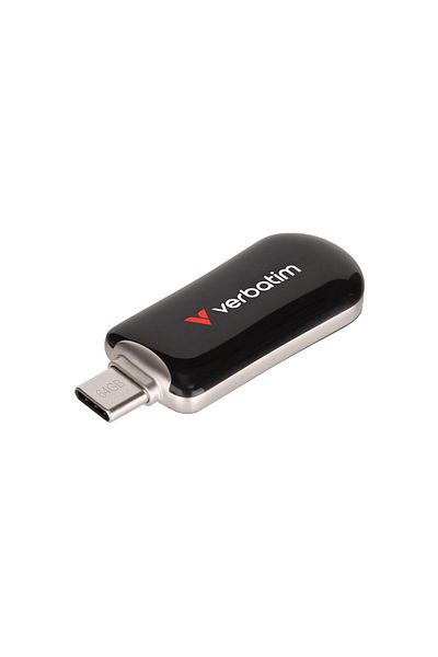 Verbatim Stick Memorie Verbatim Plectra USB-C, 3.2 Gen 1, 128 GB, Negru
