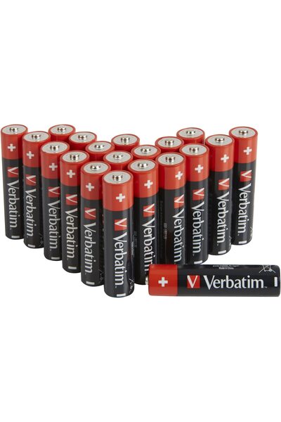Verbatim Baterii Verbatim Alkaline, AAA, 20 buc