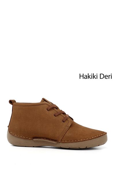 GÖNDERİ(R) Γυναικείες / Κορίτσια Μπότες Comfort από γνήσιο δέρμα με κορδόνια από καστόρι