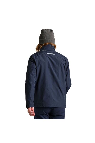 Slam Crew Warm Hooded Men's Blue Jacket Men's Jacket A101007S00
