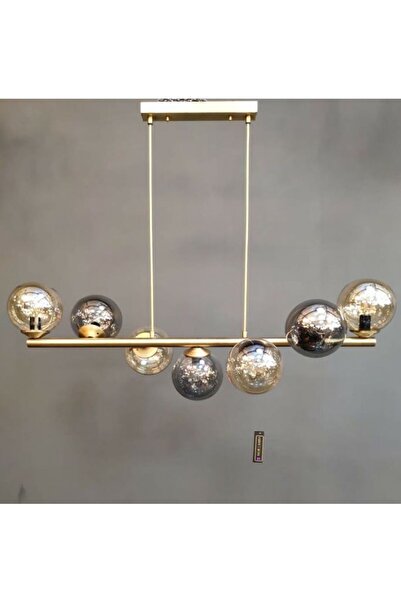 MİLA AYDINLATMA 7'Lİ KIVRIK YEMEK MASASI AVİZE