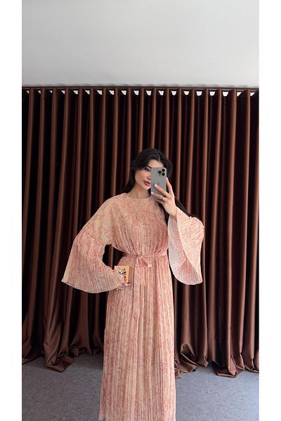HAZELANNA Pastel Tone Belted Maxi Dress