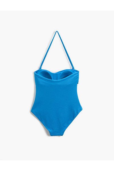 ÇEÇEN HOME Frilled Strapless Swimsuit