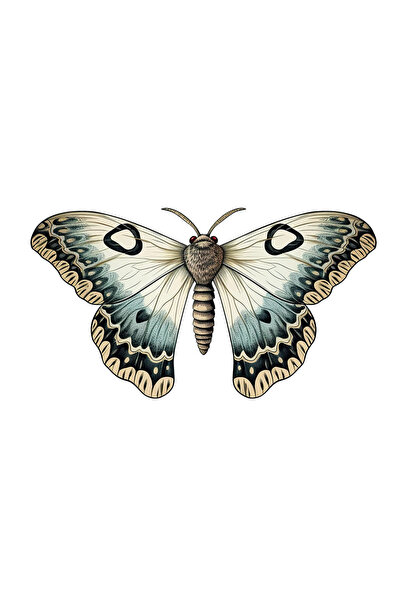 INOVATIX Set de 8 bucăți, autocolant fluture Archeon, INOVATIX®. 6 cm