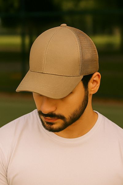 GONCA ŞAPKA Summer Cotton Hat with Mesh Back