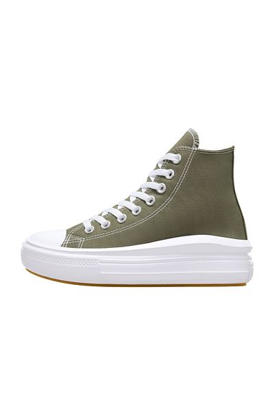 converse Dámské khaki ležérní tenisky Chuck Taylor All Star Move Platform A08295c