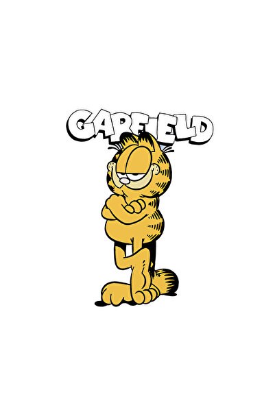 INOVATIX Set of 8 pieces, Bored Garfield Sticker, INOVATIX®. 6 cm