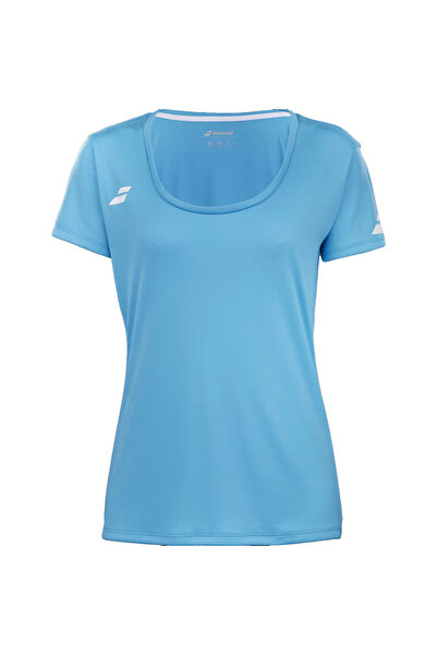 BABOLAT Play Cap Sleeve Top Women's Blue T-Shirt Women T-Shirt 3Wp2011