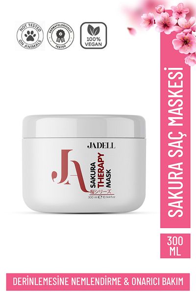 JADELL Sakura Therapy Intensive Repair Hair Care Mask for Dyed and Damaged Hair