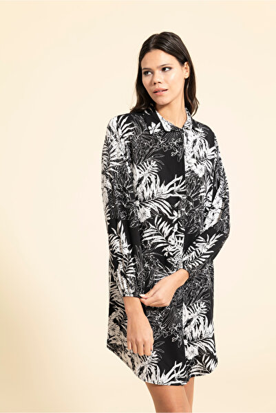 MİRAŞE MODA قميص تونيك استوائي (100 سم)