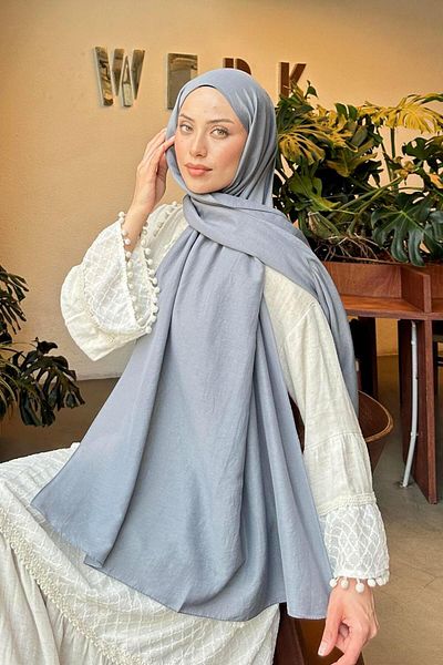 lamelif Comfort Cotton Shawl Smoked