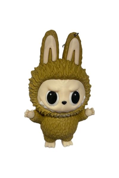 LABUBU 3D Printed Toy LaBuBu with Hook, 15 cm, Plastic, Brown