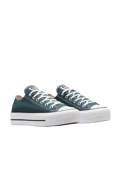 converse Chuck Taylor All Star Lift Pantofi casual verzi pentru femei Pantofi Ls pentru femei A12595c